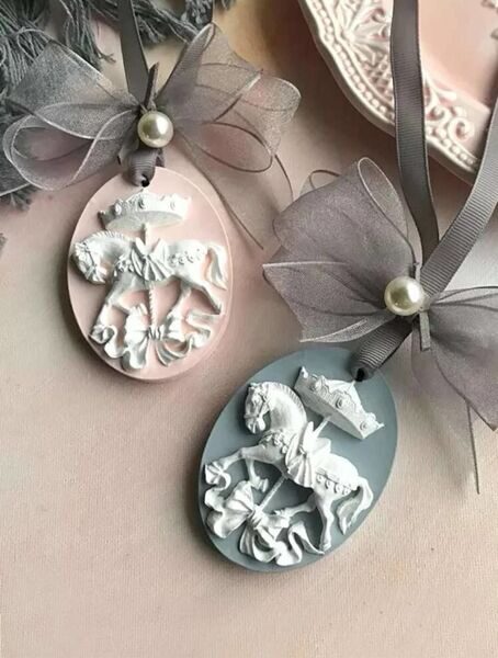 Форма для саше КАРУСЕЛЬ , розовая