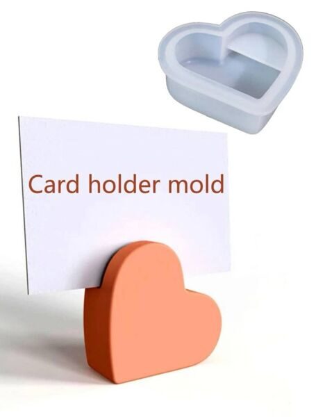 Форма ДЕРЖАТЕЛЬ ВИЗИТОК СЕРДЦЕ